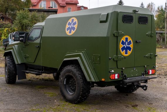 Ukraine receives unique $250K armored ambulance: First look